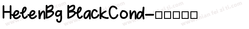 HelenBg BlackCond字体转换